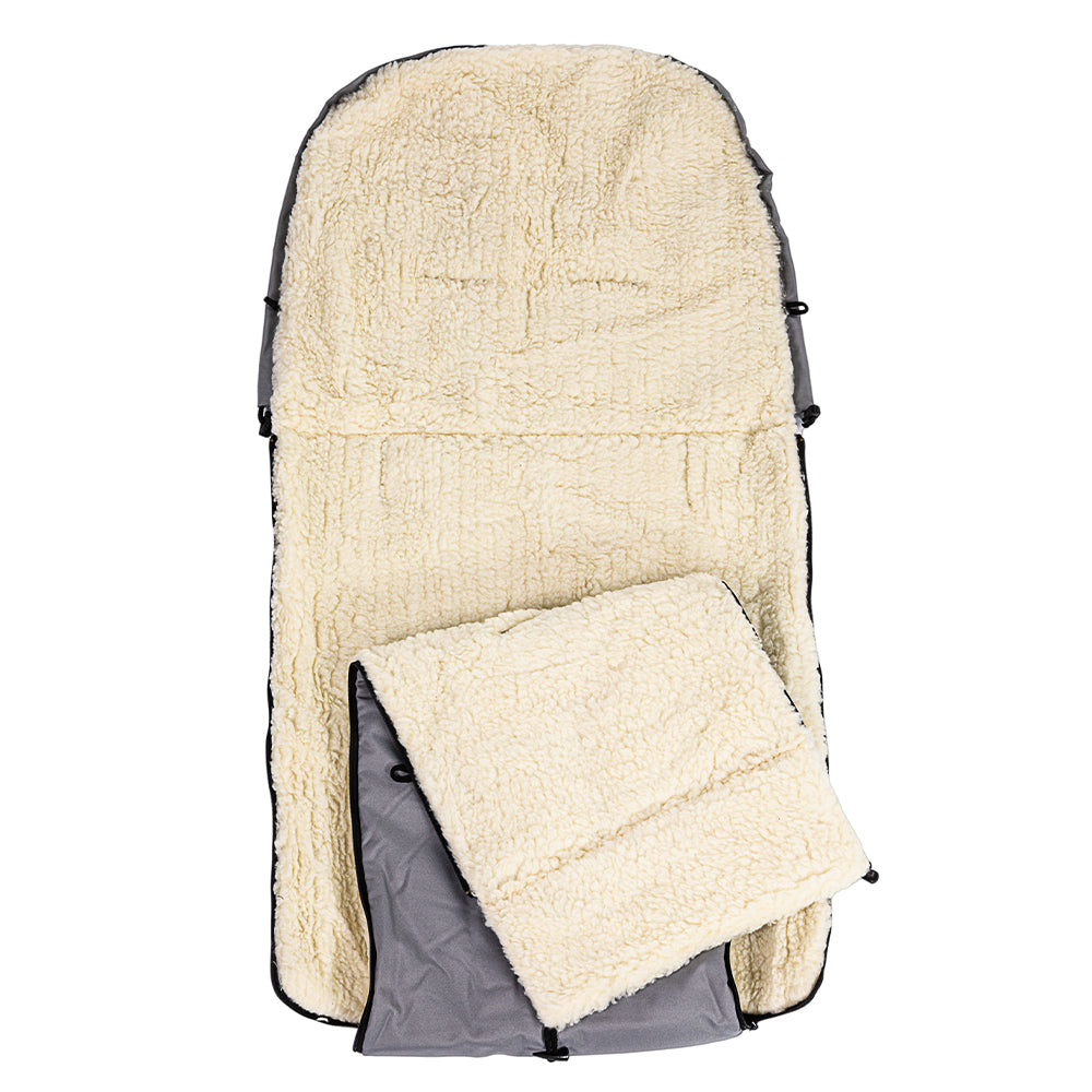 Sac de dormit impermeabil de lana Nativo Winter 110x40 cm Gri