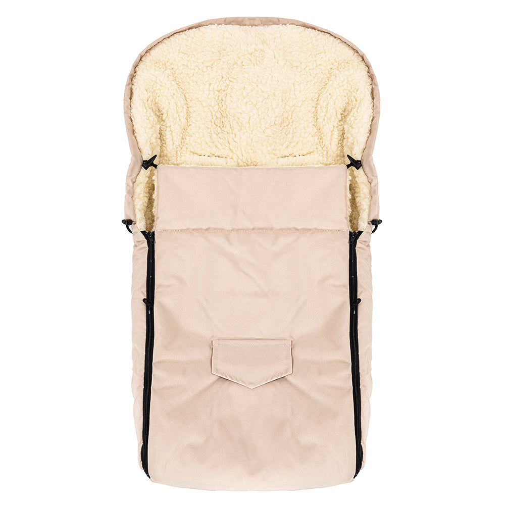 Sac de dormit impermeabil de lana Nativo Winter 95x40 cm Cappuccino