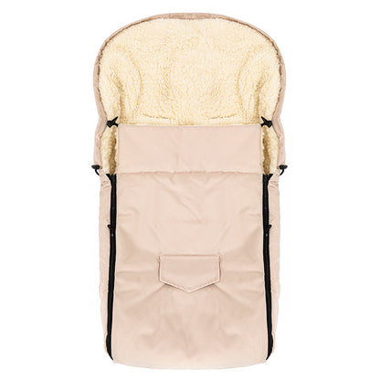 Sac de dormit impermeabil de lana Nativo Winter 95x40 cm Cappuccino