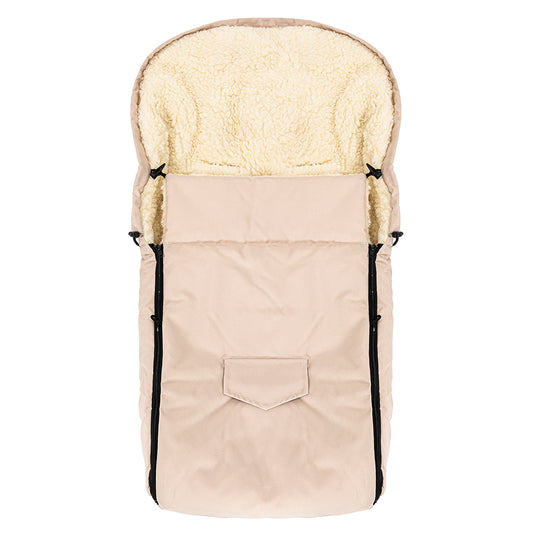 Sac de dormit impermeabil de lana Nativo Winter 95x40 cm Cappuccino