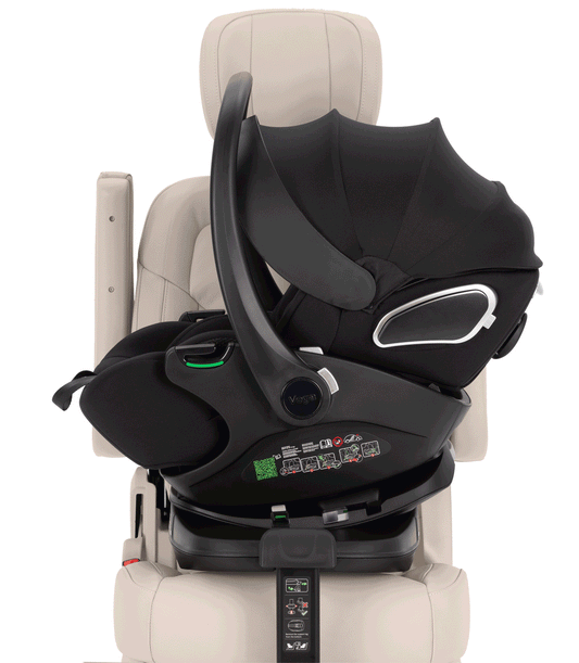 Scaun auto Carrello Vega cu baza Isofix rotativa, compatibil Maxi Cosi, CRL-14101/2, spatar cu inclinare reglabila, tetiera reglabila pe inaltime