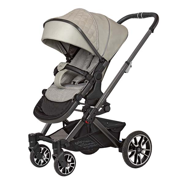 Carucior Hartan Mercedes-Benz Avantgarde GTX 3 in 1 Opalith (715), scaun auto Römer Baby-Safe Pro Soft Taupe