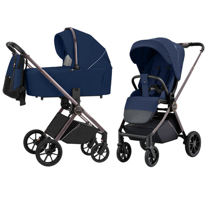 Carucior compact premium Carrello ULTRA 2 in 1 Morning Blue carucior-2-in-1