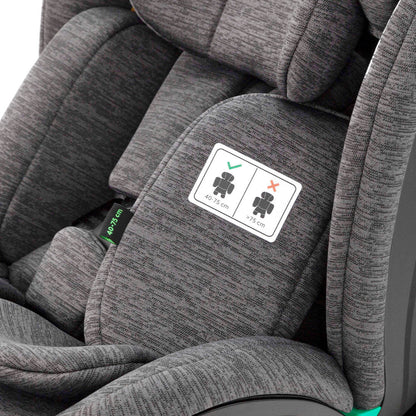 Scaun auto rotativ 360° SPS Carrello METEORIT i-SIZE R129/03 40-150 cm ISOFIX Marble Grey scaun-auto