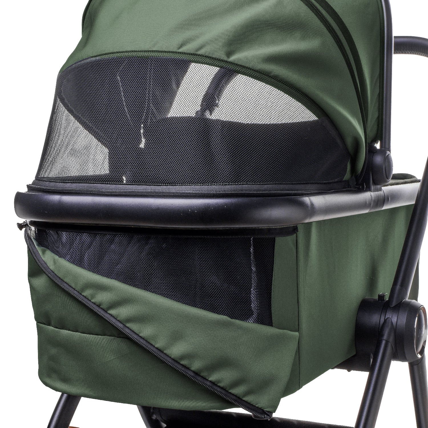 Carucior 3 in 1 4Baby Foster Dark Green, max. 22 Kg