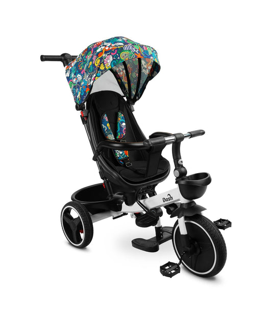Tricicleta cu maner parental si scaun reversibil Toyz DASH Melanj tricicleta