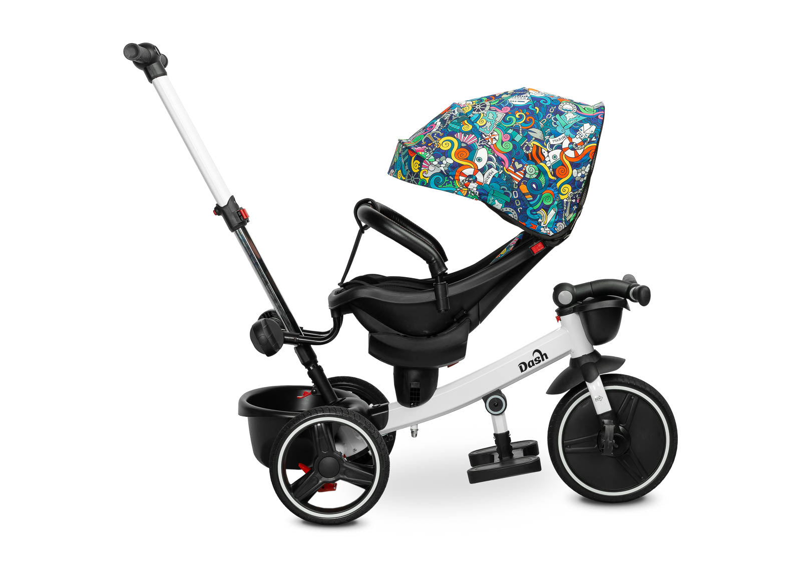 Tricicleta cu maner parental si scaun reversibil Toyz DASH Melanj tricicleta