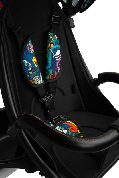 Tricicleta cu maner parental si scaun reversibil Toyz DASH Melanj tricicleta