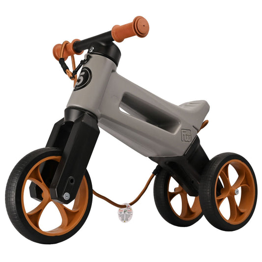 Bicicleta fara pedale Funny Wheels Rider SuperSport 2 in 1 Matte Grey bicicleta-fara-pedale