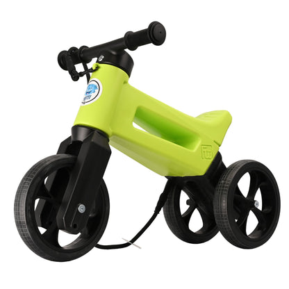 Bicicleta fara pedale Funny Wheels Rider YETTI SUPERPACK 3 in 1 Lime/Black