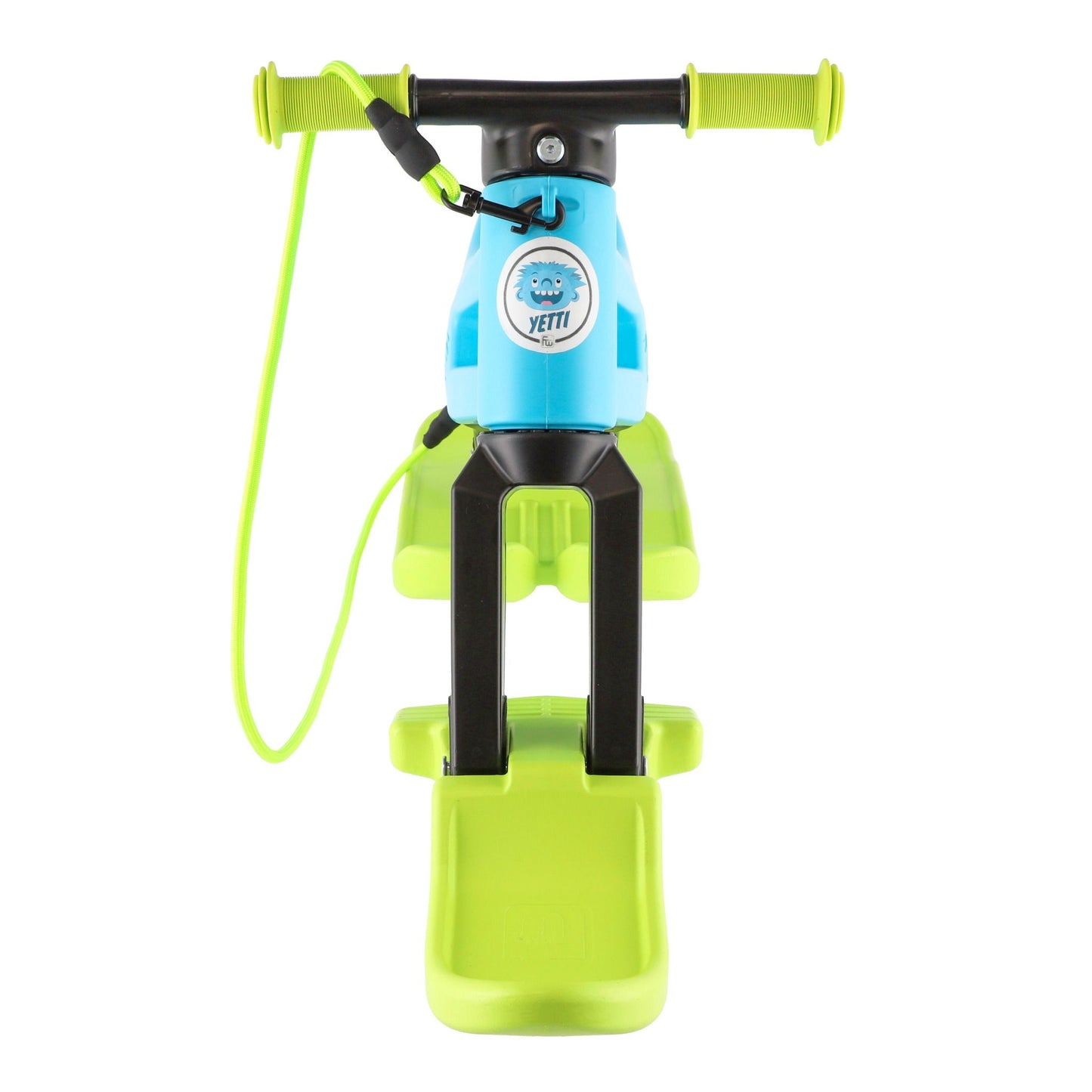 Bicicleta fara pedale Funny Wheels Rider YETTI SUPERPACK 3 in 1 Blue/Lime