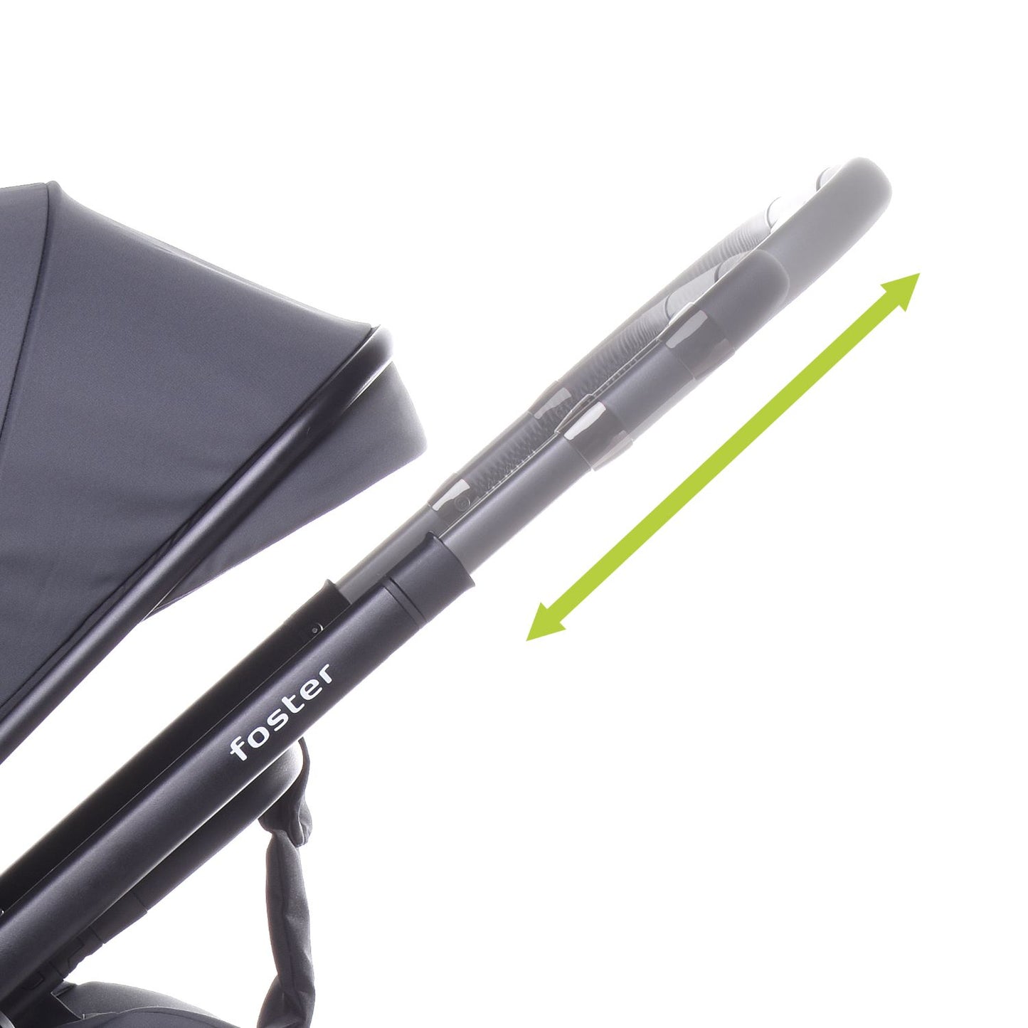 Carucior 3 in 1 4Baby Foster Graphite, max. 22 Kg