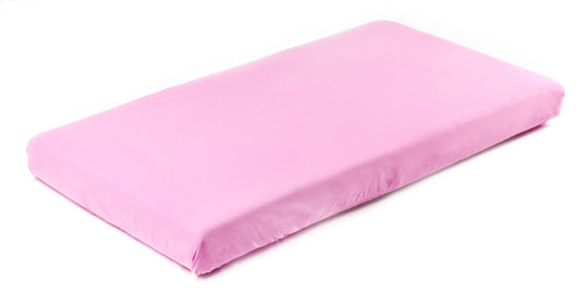 Cearsaf de bumbac jersey cu elastic Sensillo 160x80 cm Roz