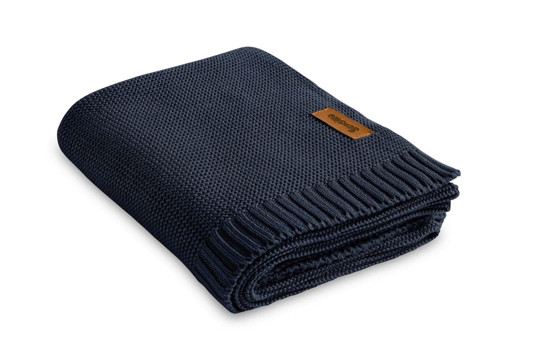 Paturica de bumbac si bambus Sensillo 100x80 cm Granat paturica