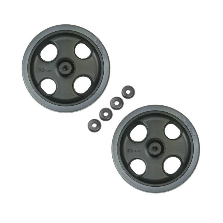 Set de 2 roti pentru bicicletele fara pedale Funny Wheels Rider Sport cu șaibe.