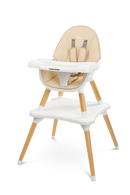 Scaun de masa transformabil Caretero TUVA Beige scaun-de-masa