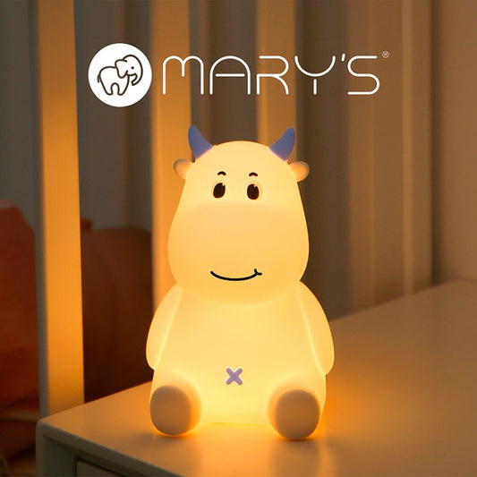 Lampa de veghe LED de silicon Mary's Vacuta Albastra