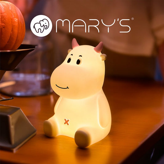 Lampa de veghe LED de silicon Mary's Vacuta Roz