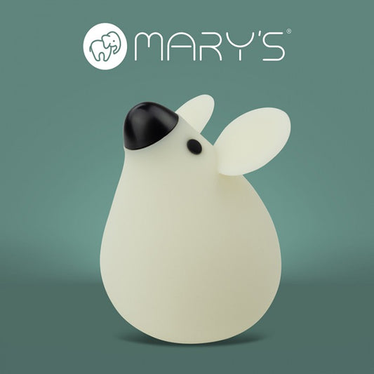 Lampa de veghe LED de silicon Mary's Mouse Alb