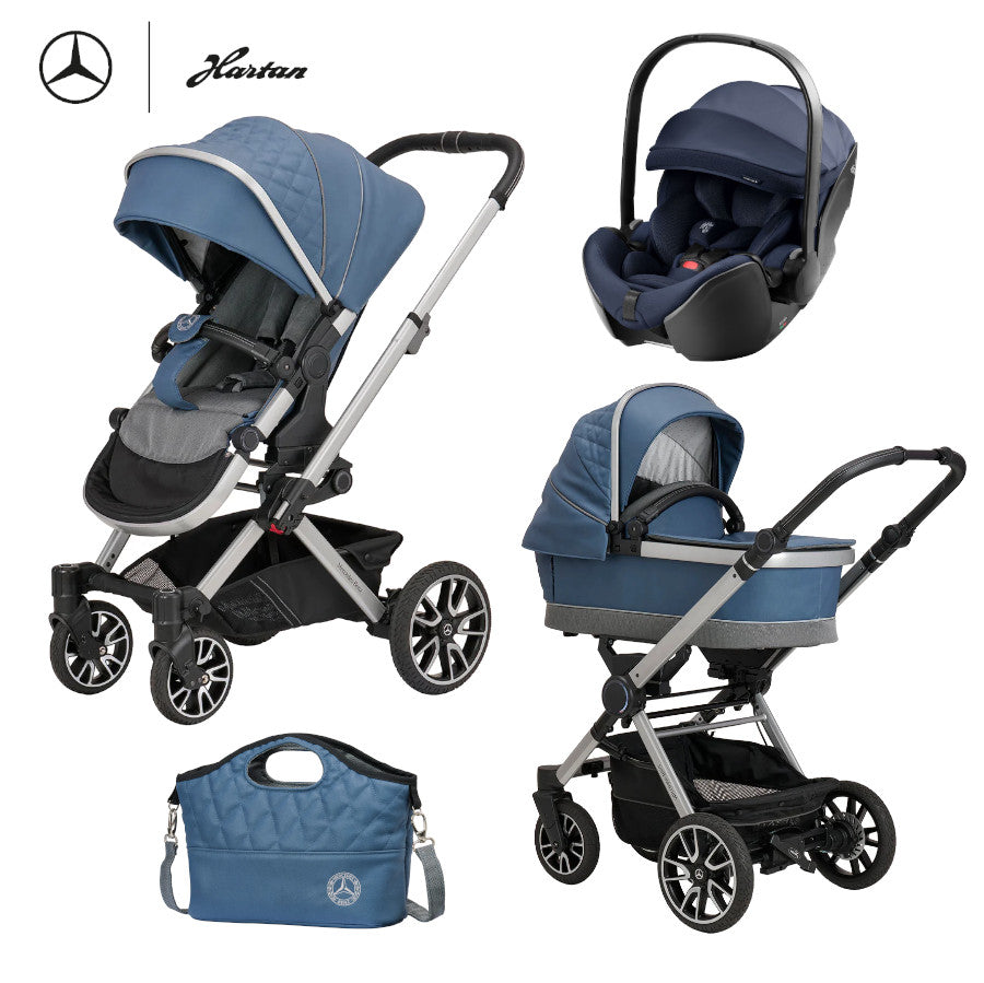 Carucior Mercedes-Benz Avantgarde GTX 3 in 1 cu scaun auto Römer Baby-Safe