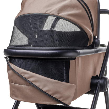 Carucior 3 in 1 4Baby Foster Mokka, max. 22 Kg