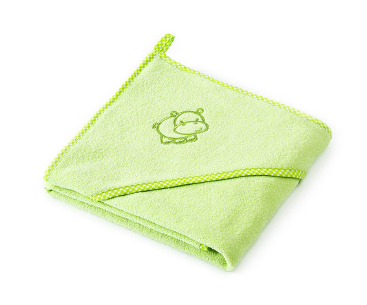 Prosop cu gluga Sensilllo HIPPO 80x80 cm Green prosop-baie