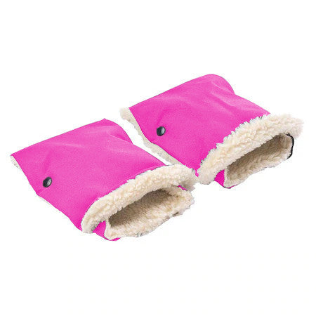 Manusi de lana pentru manerul caruciorului Nativo Winter Roz