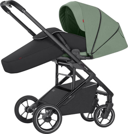 Carucior sport premium compact max. 22 Kg protectie UV UPF 50 invelitoare picioare Carrello Alfa CRL-5508 Sea Green