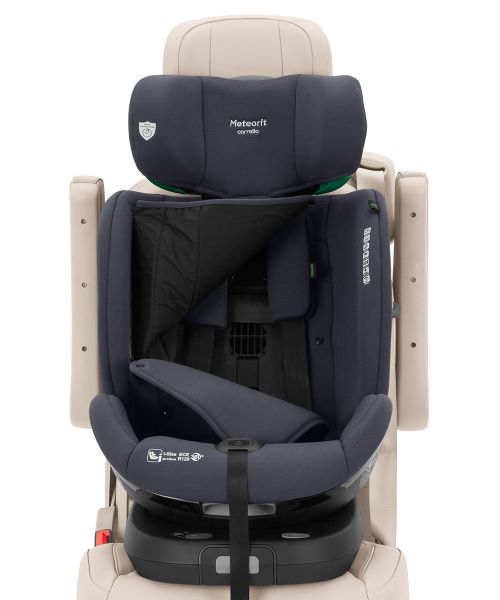 Scaun auto rotativ 360° SPS Carrello METEORIT i-SIZE R129/03 40-150 cm ISOFIX Marble Grey
