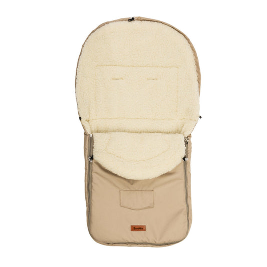 Sac de iarna Sensillo lana Cappuccino 95x40 cm