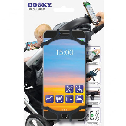 Suport universal pentru telefon Dooky Negru
