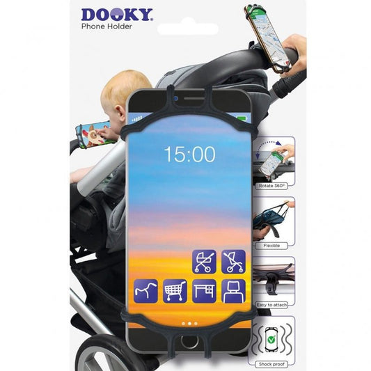 Suport universal pentru telefon Dooky Negru