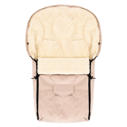 Sac de dormit impermeabil de lana Nativo Winter 95x40 cm Cappuccino