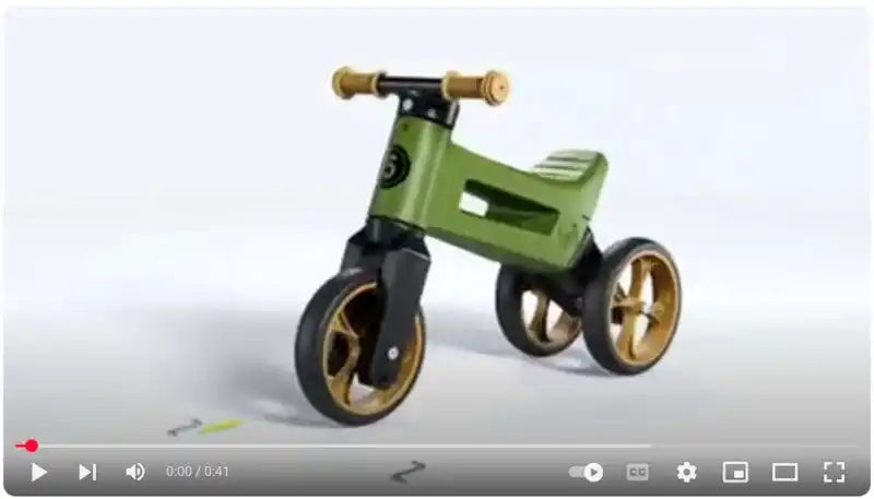 Încarcă clipul video: Instructiuni de montaj/manual de utilizare pentru bicicletele fara pedale Funny Wheels Rider Sport/Supersport